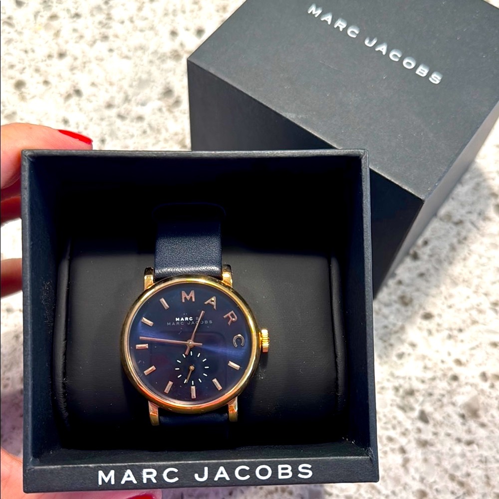 Marc Jacobs Gold and Blue Watch